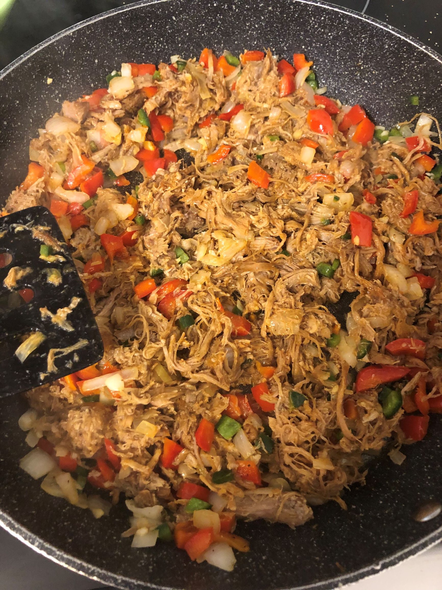 Pulled Pork Hash skillet for any meal of the day! Cooking Through